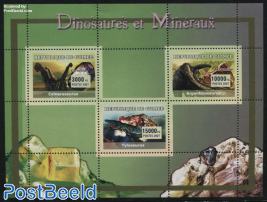 Dinosaurs & minerals 3v m/s