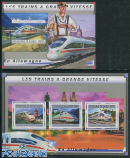 High speed trains, Germany 2 s/s