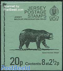 Spectacled bear definitives booklet