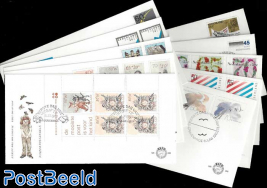 FDC Yearset 1982 (10 envelopes)