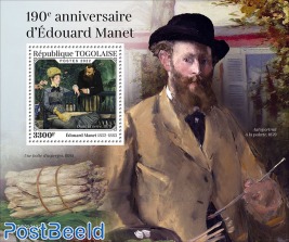 190th anniversary of Édouard Manet