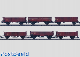 DB High open freight car set