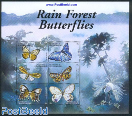 Butterflies 6v m/s (6x90c)