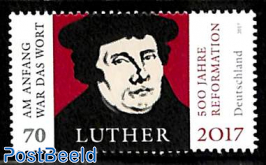 Luther, 500 Years Reformation 1v, Joint Issue Brazil