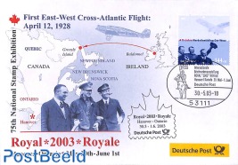 Cover; First East-West Atlantic flight