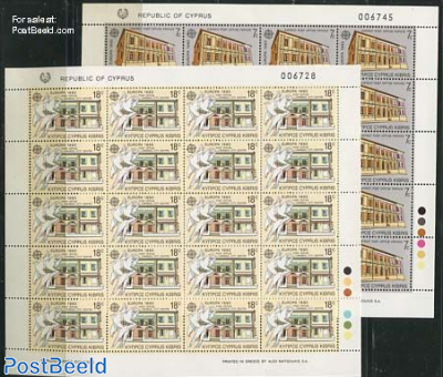 Europa, Post offices 2 minisheets