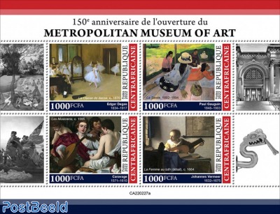150th anniversary of the opening of Metropolitan Museum of Art