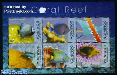 Coral reef fish 6v m/s