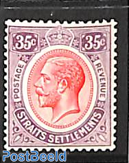 Straits Settlements, 35c, stamp out of set