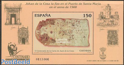 Juan de la Cosa map s/s