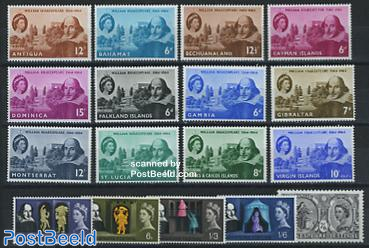 Stamp 1964 British Commonwealth Omnibus Sets Shakespeare