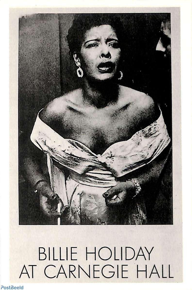 Billie Holiday at Carnegie Hall 0 Collecting Stamps PostBeeld