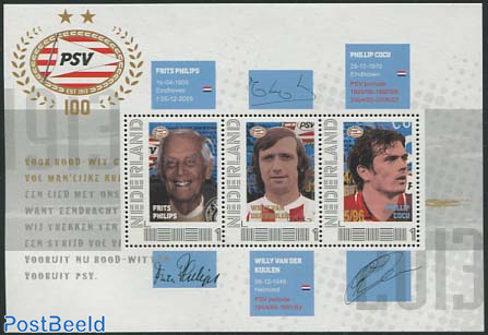 Stamp 2013 Netherlands Personal stamps TNT PNL 100 Years PSV