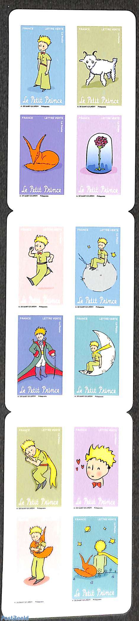 2021, Le Petit Prince 12v s-a in booklet